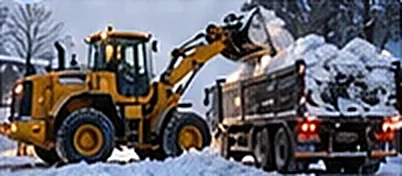 Lastning av snö