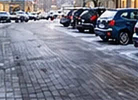 Samma parkering efter snöröjning